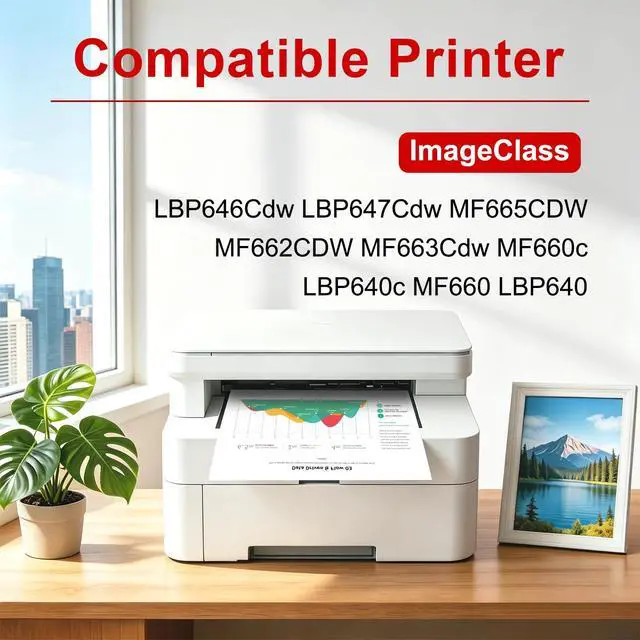 Alt view image 2 of 5 - 075 Toner Cartridge Set Compatible for Canon 075 075H Color ImageCLASS | LBP646Cdw Toner for MF663Cdw MF665Cdw MF660 MF662Cdw LBP647Cdw LBP640 Series Printer (4 Pack,BMCY)