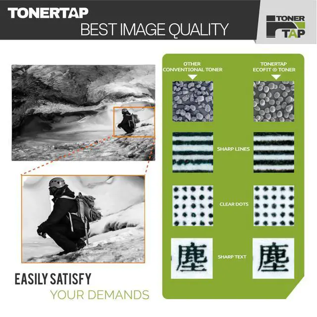 Alt view image 6 of 7 - TonerTap 210A Toner Cartridges 4-Pack | Compatible with HP Color LaserJet Pro 4201dw, 4201dn, MFP 4301dw, 4301dn, 4301fdw, W2100A W2101A W2103A W2102A