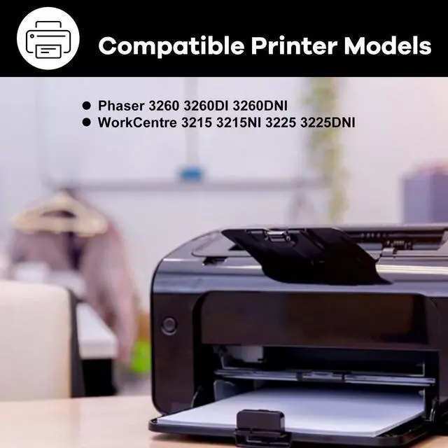 Alt view image 2 of 6 - Phaser 3260 / Workcentre 3225 Black High Capacity Toner Cartridge Compatible for Xerox 106R02777 Toner for Xerox Phaser 3260 3260DI 3260DNI WorkCentre 3215 3215NI 3225 3225DNI Printer, (2 Pack)