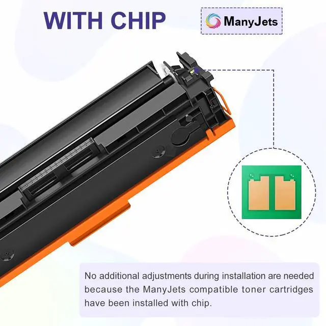 Alt view image 4 of 7 - Compatible W1510A Toner Cartridge Replacement for HP 151A W1510A Black Toner Cartridge Compatible for LaserJet Pro 4003dw/MFP 4103fdw/4103fdn Printers (Black, 2-Pack, with Chip)