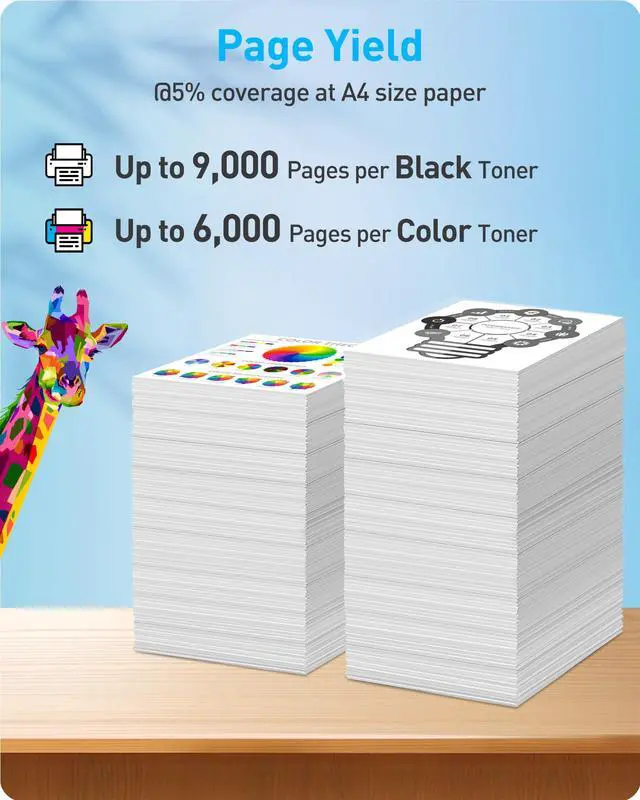 Alt view image 5 of 7 - High Capacity MX-C35T MX-C35TB MX-C35TC MX-C35TY MX-C35TM Compatible Toner Cartridges Replacement for Sharp MX-C357F MX-C407P MXC357F MXC407P Printers (Black Cyan Yellow Magenta, 4-Pack)