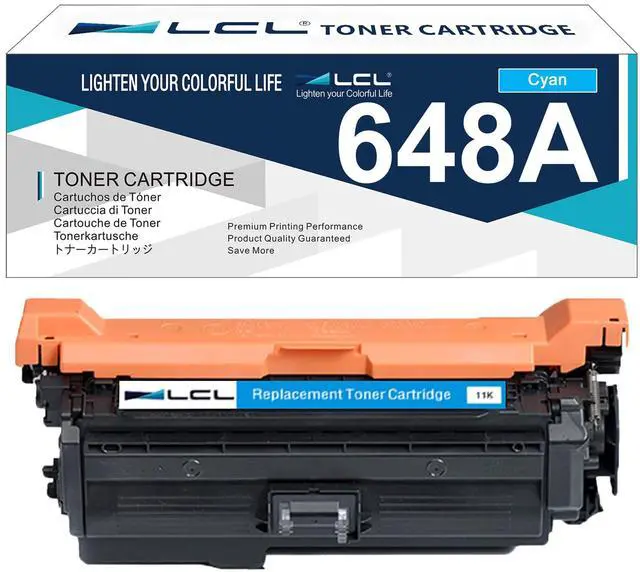 Main image of 648A Cyan Toner Cartridge Replacement for HP 648A CE261A Toner for LaserJet CP4000 CP4500 CP4025 CP4025dn CP4025n CP4525 CP4525dn CP4525n CP4525xh CM4540 CM4540f CM4540fskm MFP Printer (1-Pack)
