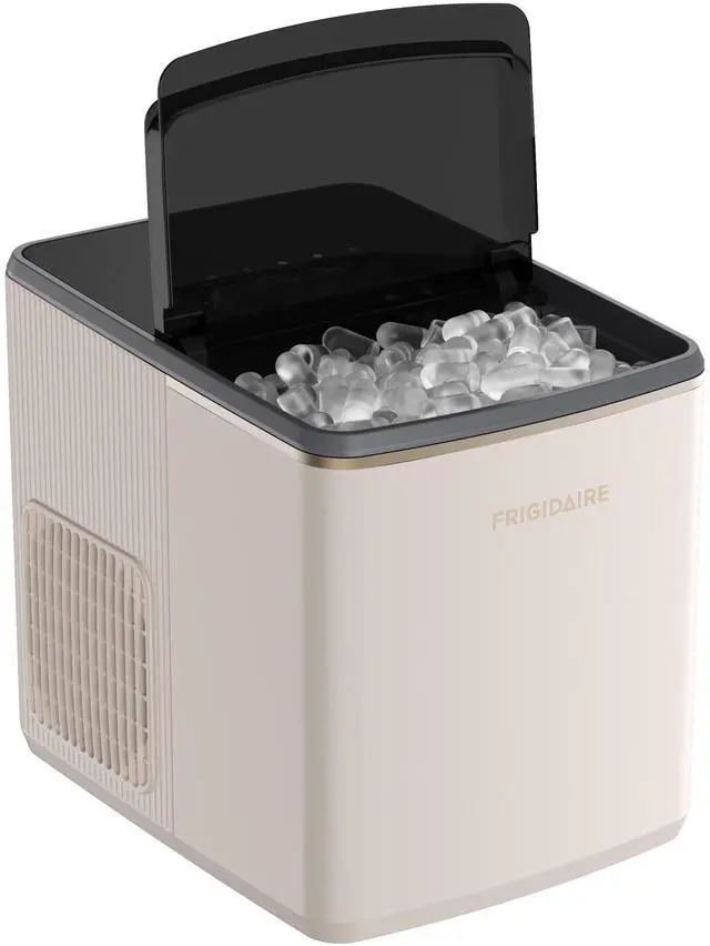 Main image of Countertop Ice Maker, 26 lbs per Day Fast Bullet Ice Making Machine with Touch Display, 9 Pieces in 715 Minutes, Portable Ice Machine for Home Kitchen, Office & RV, Vanilla