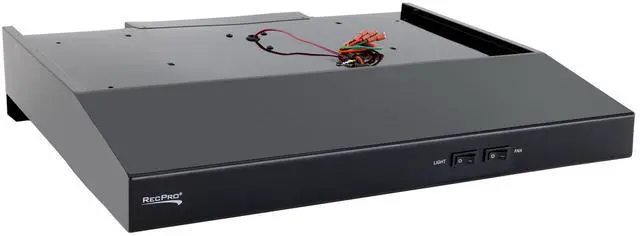 Main image of RV Range Hood | Charcoal Filter & LED Light | Black
