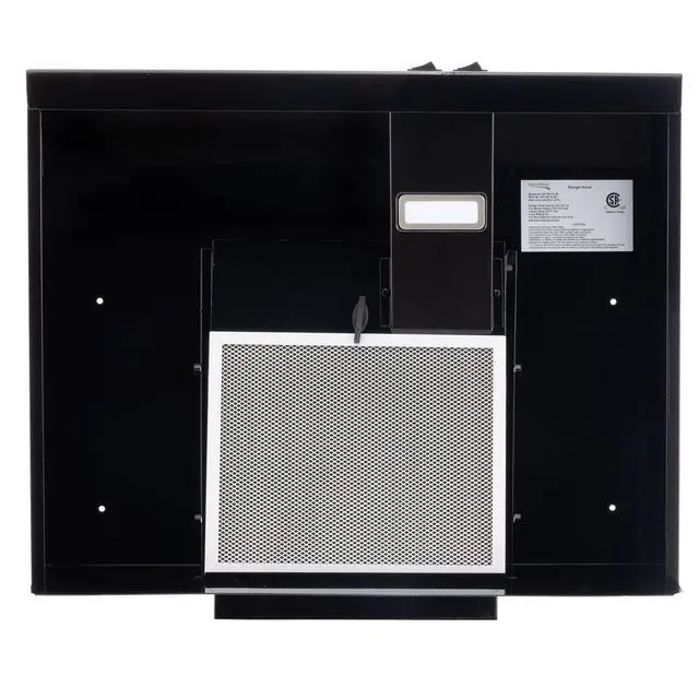Alt view image 7 of 7 - RV Range Hood | Charcoal Filter & LED Light | Black