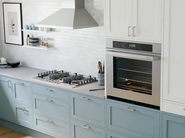 Alt view image 7 of 7 - RHWMP30S 30" Wall Mounted Hood, 3 Speed Fan, LED Lights, Push Button Control, Stainless Steel