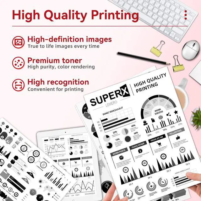 Alt view image 5 of 7 - 075H Black Toner Cartridges Compatible for Canon 075H 075 Toner Cartridges Work for Canon MF660 LBP640 MF662Cdw MF663Cdw MF665Cdw LBP646Cdw LBP647Cdw Printer, 075H 075 Toner with Chip-2 Packs