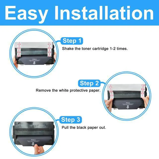 Alt view image 2 of 6 - Compatible Toner Cartridge Replacement for Ricoh 407245 SP 311DNW 325SFNW 311SFNW 325DNW (2-Pack Black)