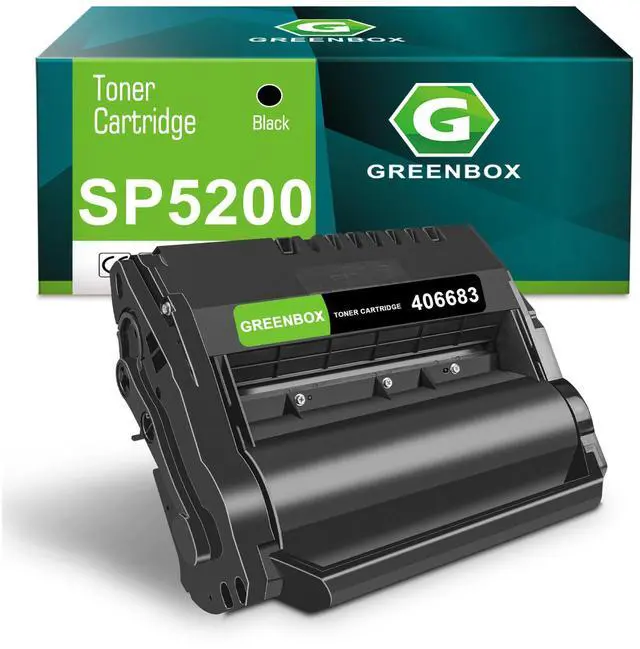 Main image of SP 5200 406683 Toner Cartridge for SP 5200 5200DN Printer, 1 Black | SP5200, Replacement for SP 5200 406683 for Aficio SP 5200 5200DN 5200S 5210 5210SF 5210DN 5210SR Printer, 25,000 Pages
