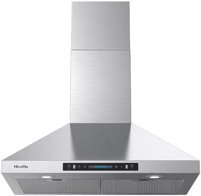 Main image of Wall Mount Range Hood 30 Inch, Ductless/Ducted Convertible, 780 CFM Stainless Kitchen Hood, with Upgraged Stainless Steel Mesh Filters, Gesture & Touch Control