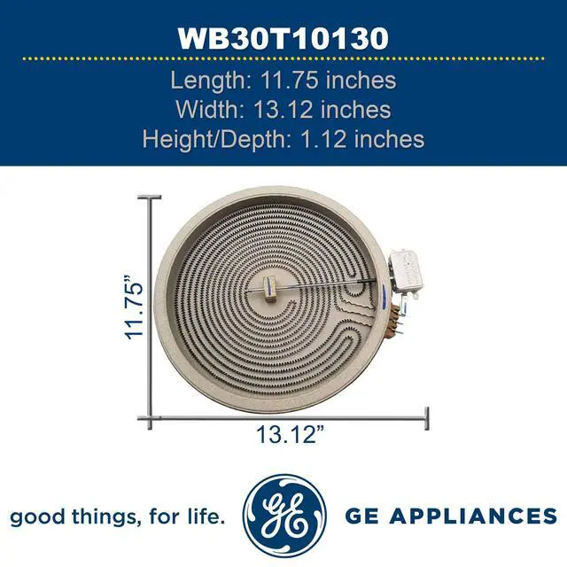 Alt view image 6 of 6 - WB30T10130 nuine OEM Dual Haliant/Radiant Surface Element for Ran