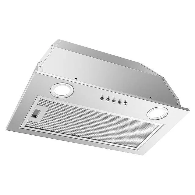 Alt view image 7 of 7 - Range Hood Insert 20 Inch Stainless Steel with 5-layer Mesh Filter, Hood Vent for Kitchen Built-in Mount Dual LED, Ducted/Ductless Convertible Kitchen Exhaust Fan, Push Button Control