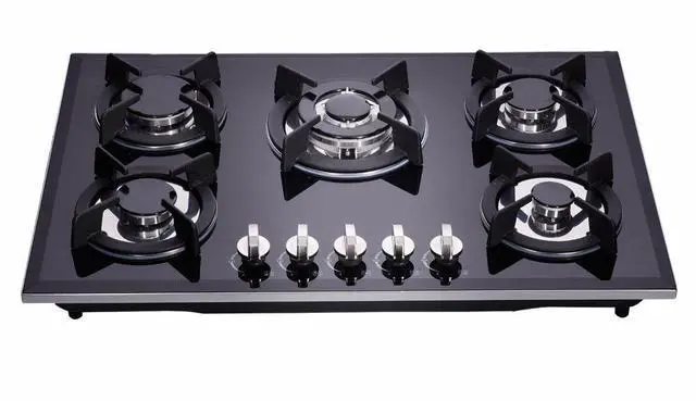 Main image of 30 Inch Dual Fuel Gas Cooktop - 5 Burners, Tempered Glass, Drop-In, Sealed, DK157-A01S