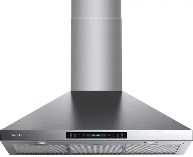 Main image of Wall Mount Range Hood 36 Inch, Ductless/Ducted Convertible, 780 CFM Stainless Kitchen Hood, with Aluminum Filters, Gesture & Touch Control