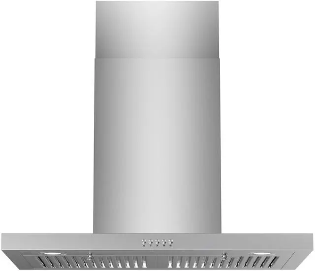Main image of Wall Mount Range Hood 30 Inch, 600 CFM Ducted/Ductless Convertible Stainless Steel Kitchen Vent Hood with 3 Speed Fan, LED Lights and Push Button Control