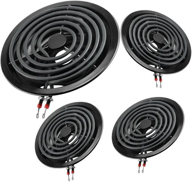 Main image of Burner Drip Pan Bowls and Electric Stove Burners Kit by | Pans 5304430149(6")5304430150(8")+Burners MP15YA(6") MP21YA(8") Compatible for Frigi-daire Ken-more Cro-sley Tap-pan etc