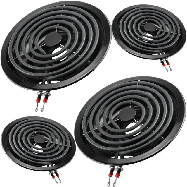 Main image of Stove Burner Pan Kit 5304430149(6")5304430150(8")&Electric Stove Burners Kit MP15YA(6") MP21YA(8") Compatible for Frigi-daire Ken-more Electric Range Stove Replaces 318067041 318067051 by
