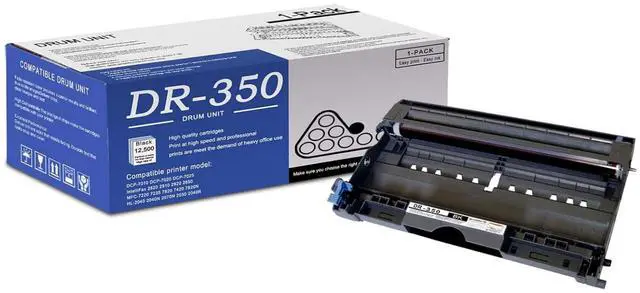 Main image of DR350 Drum Unit Compatible 1 Pack DR-350 Black Replacement for Brother DR350 DR-350 for Brother DCP-7010 7020 7025 IntelliFax 2820 2910 2920 2850 MFC-7220 7225 7820 7420 HL-2040 2070N 2030 Printer