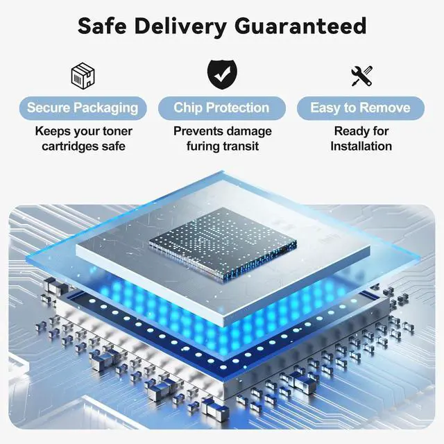 Alt view image 6 of 7 - 201A 201X Toner Cartridges 4 Pack M252 Toner Compatible with HP 201A 201X | HP201A CF400A CF401A CF402A CF403A Toner for HP Color Laser Jet Pro MFP M277dw M252dw M277n M277c6 M252n M277 Printer, BCMY