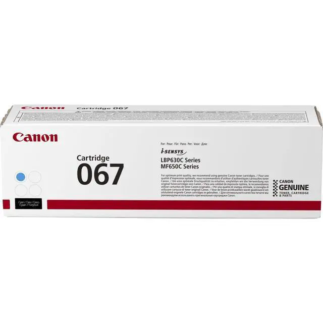 Alt view image 2 of 4 - 067 Toner Cartridge 1 Piece(s) Original Cyan