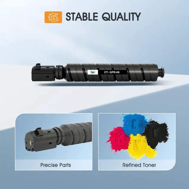 Alt view image 4 of 6 - GPR66 GPR-66 Toner Cartridge Set High Yield 4 Pack C3326i C3926i | Compatible for Canon GPR66 Work for Canon Color Image Runner C3326i Advance DX C3926i C3930i C3935i C3922i Printer