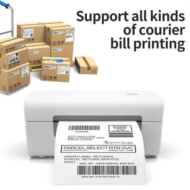Alt view image 2 of 6 - Thermal Shipping Label Printer, Wireless Bluetooth 4x6 Label Printer for Small Business, Compatible with Android, iPhone, and Windows - Ideal for Amazon, Shopify, Ebay, Etsy, USPS
