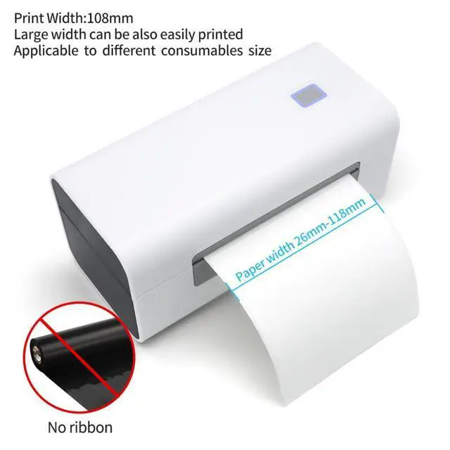 Alt view image 5 of 6 - Thermal Shipping Label Printer, Wireless Bluetooth 4x6 Label Printer for Small Business, Compatible with Android, iPhone, and Windows - Ideal for Amazon, Shopify, Ebay, Etsy, USPS