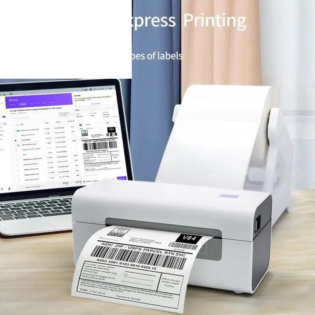 Alt view image 6 of 6 - Thermal Shipping Label Printer, Wireless Bluetooth 4x6 Label Printer for Small Business, Compatible with Android, iPhone, and Windows - Ideal for Amazon, Shopify, Ebay, Etsy, USPS