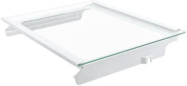 Main image of W11368751, W11697465 Refrigerator Crisper Drawer Cover Assembly (Frame+Glass) Compatible with for whirlpool, maytag, ikea, replaces W10905531, W10904001 Shelf Frame and W11449890 Glass Shelf