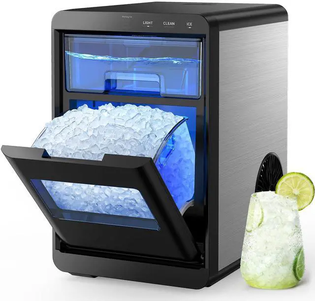 Main image of Nugget Ice Maker Countertop: 44Lbs/24H - Self-Cleaning Ice Machine with Removable Tank & Ice Basket for Home, Kitchen, Office