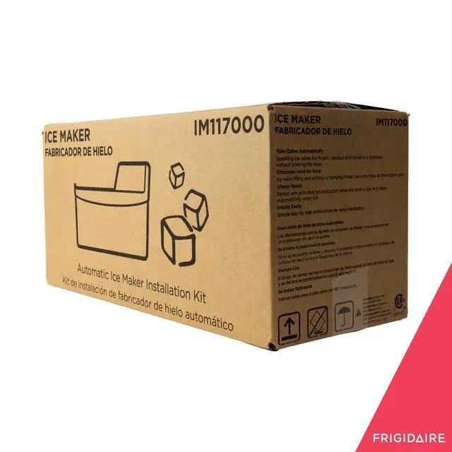 Alt view image 4 of 7 - IM117000 Top-Mount Ice Maker Kit for Refrigerators, White