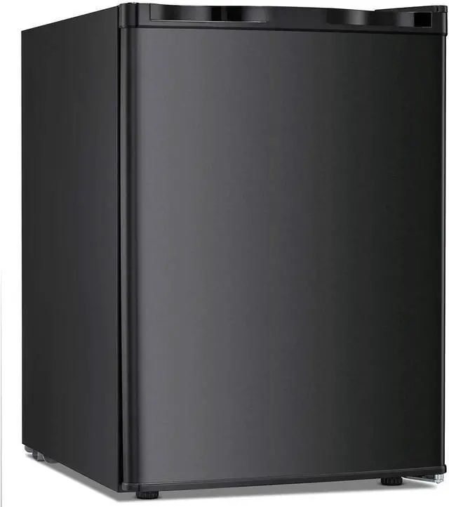 Main image of 2.1 Cu.Ft Upright Freezer, Ultra-Compact Mini Freezer with Reversible Door, 7-Temp Control & Removable Shelves, Stainless Steel for Dorm, Home, Office, Black