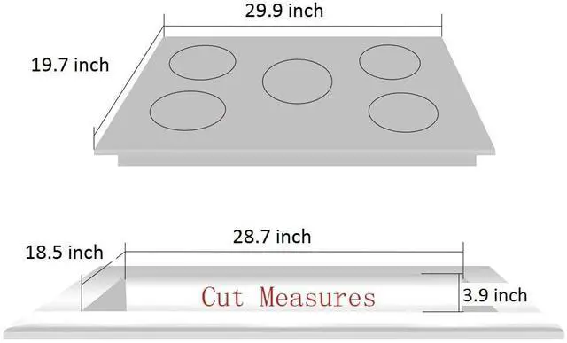 Alt view image 2 of 6 - 30 Inch Dual Fuel Sealed 5 Burner Stainless Steel Gas Cooktop Drop-In Gas Hob DK257-A10
