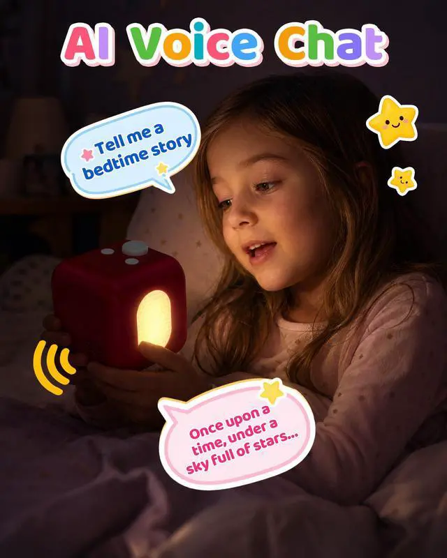 Alt view image 5 of 7 - Kids AI Voice Sticker Printer Box Toy, No Phone App Needed, Power on & Print by Voice, Ink-Free Thermal Machine with 3.5" Touch Screen, DIY Crafts & Journaling, Birthday Gift for Kids Ages 3+