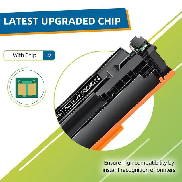 Alt view image 7 of 7 - 206A Black Toner Cartridges W2110A | for Color Laser jet Pro MFP m283fdw M283cdw M255dw M283 Printer(2 Pack, Black)