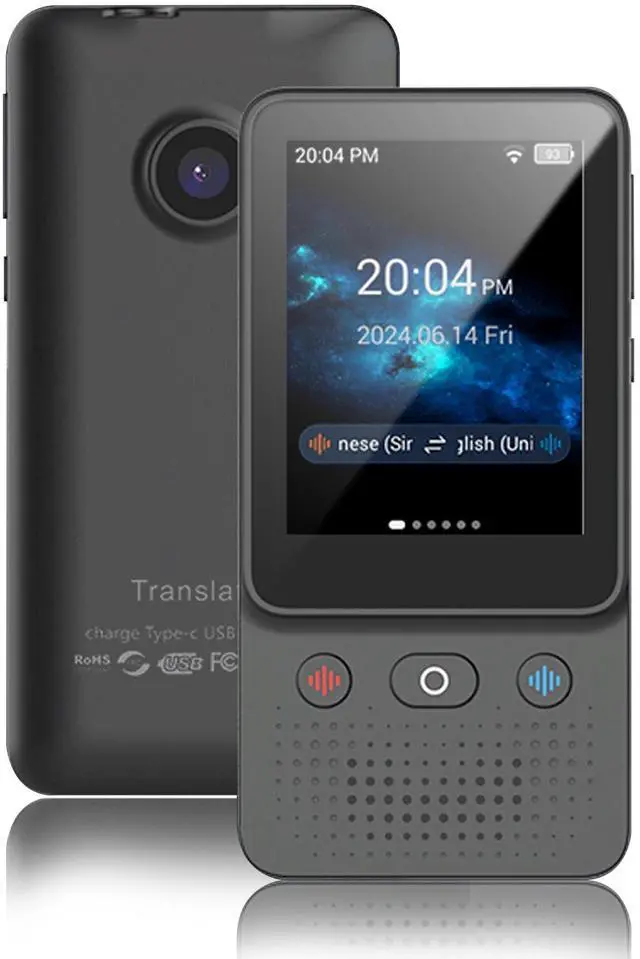 Main image of AI Language Translator Device, 8GB Voice Instant Two Way 138 Language Translator, 2.8 Inch Touchscreen, Offline/Recording/Photo Translation for Business Travel