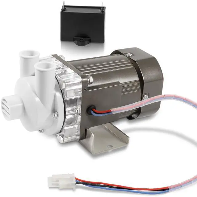 Main image of S-0731 Water Pump for Hoshizaki, Ice Machine Motor Pump Assembly with Cable and Plug Service Kit