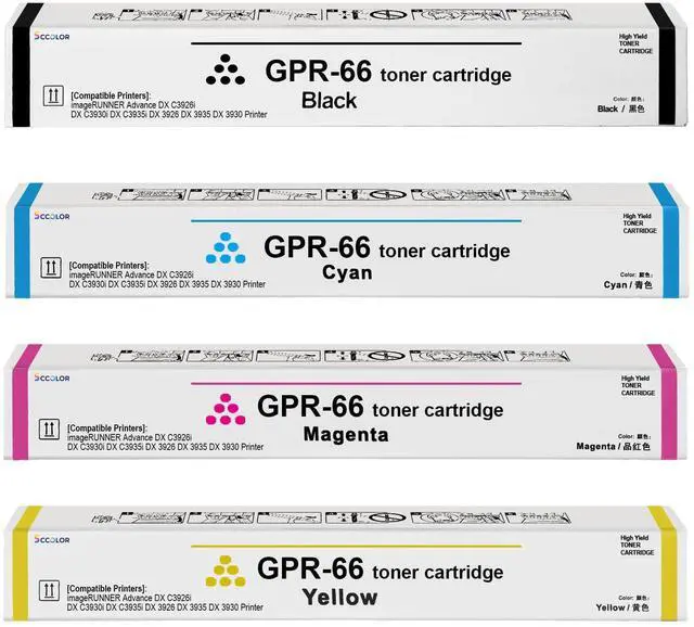 Main image of GPR-66 Toner Compatible for Canon DX C3926i C3930i C3935i | Replacement for Canon GPR66 Toner Compatible with Canon imageRUNNER Advance DX C3926i C3930i C3935i 3926 3935 3930