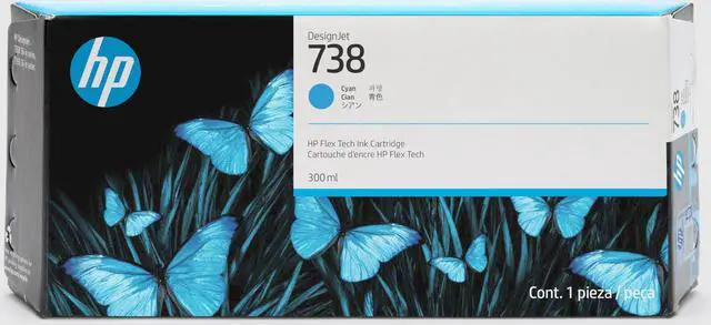 Alt view image 2 of 2 - 738 130-ml Black DesignJet Ink Cartridge