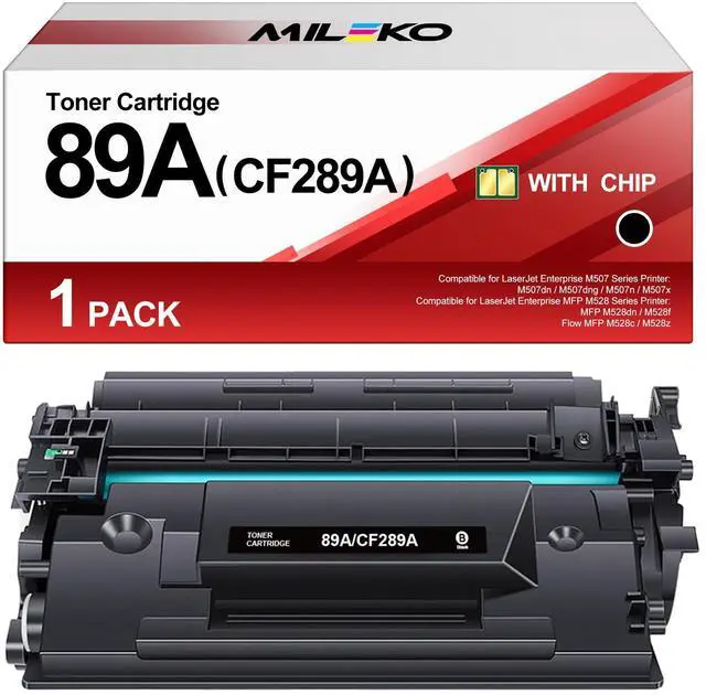 Main image of 89A Toner Cartridge Replacement for HP 89A CF289A 89X CF289X Compatible for Enterprise M507 M507dn M507dng M507n M507x MFP M528 M528dn M528f M528c M528z Printer (Black, 1-Pack)