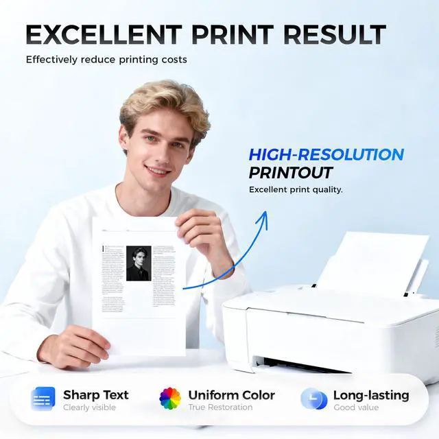 Alt view image 7 of 7 - B410 B415 Black High Capacity Toner Cartridge with Chip Replacement for Xerox 006R04725 006R04726 Toner Compatible for Xerox B410 Versalink B415 B415DN Multfunction Printer Laser All-in-One Ink 1-Pack