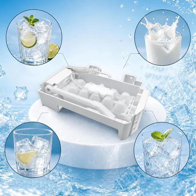 Alt view image 6 of 7 - W10873791 Ice Maker Assembly, Compatible with Whirlpool Refrigerators | Compatible with Models W10760070 W10798411 W11130444 and Other Models; High Quality; Comes with a