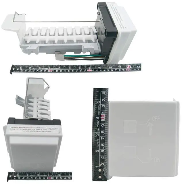 Alt view image 3 of 7 - W10882923 W10377151 Refrigerator Ice Maker Assembly Replacement Model Specific Not Universal