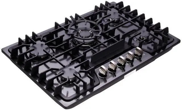 Main image of 30 Inch Gas Cooktop Dual Fuel Sealed 5 Burners Stainless Steel Gas Cooktop Gas Hob DK257-A03B Gas Cooker