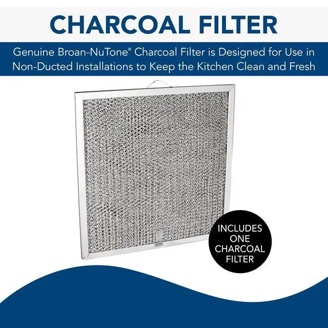 Alt view image 3 of 5 - BPQTF Charcoal QT20000 Series Range Hoods, Carbon Air Filter, 1 Count, Grey (Pack of 4)