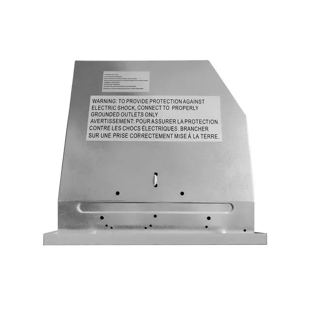 Alt view image 3 of 7 - 36 in. Lumin Collection 380 CFM Ducted Insert Range Hood, LED, Stainless | COS-36IRHS Soft Touch Controls, 3 Fan Speeds, Permanent Dishwasher-Safe Baffle Filters, Backdraft Damper