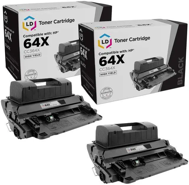 Main image of Products Compatible Toner Replacement for HP 64 64X CC364X (Black, 2-Pk)