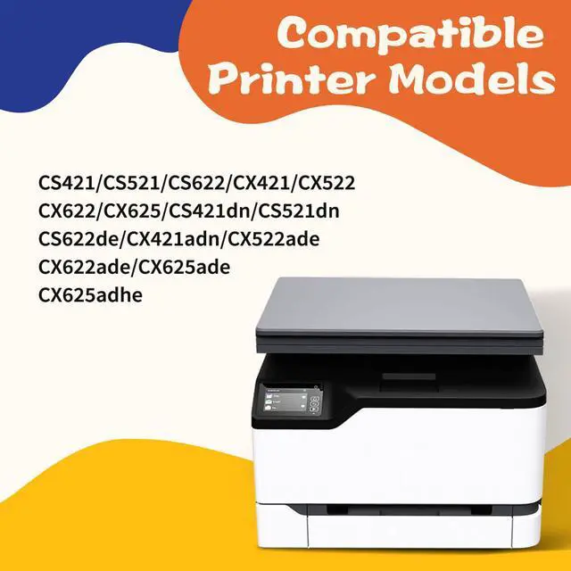 Alt view image 2 of 6 - 78C1XK0 Black 8500 Pages Yield Toner Cartridge | Replacement for Lexmark CS421 CX522 CX622 CS521 CX421 CX521 CS522 CX625 Printer