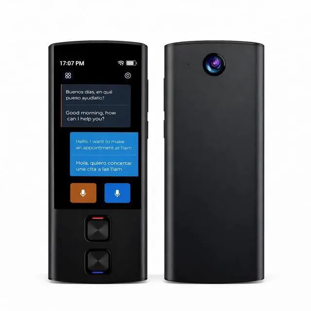Main image of AI Language Translator Device, Voice-Text Translator Device in 138 Languages For Business and Learning, Online/Offline/ChatGPT/Photo Translation