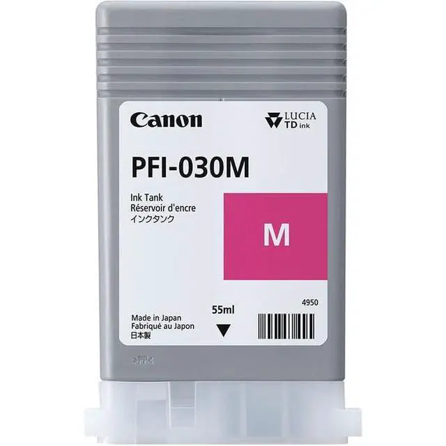 Alt view image 2 of 2 - PFI-030M - 55 ml - Magenta - Originale - réservoir d'encre - Pour imagePROGRAF TA-20, TA-20 MFP L24ei, TA-30